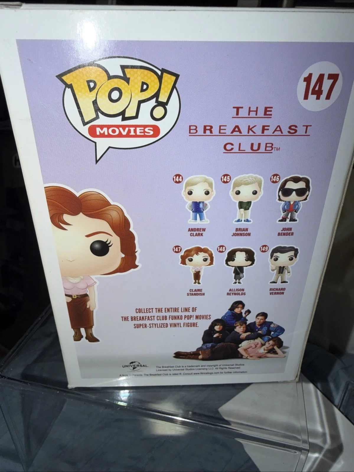 Molly Ringwald — Molly Ringwald Signed Funko Pop Breakfast Club JSA Autograph Claire Pre Release, image 3