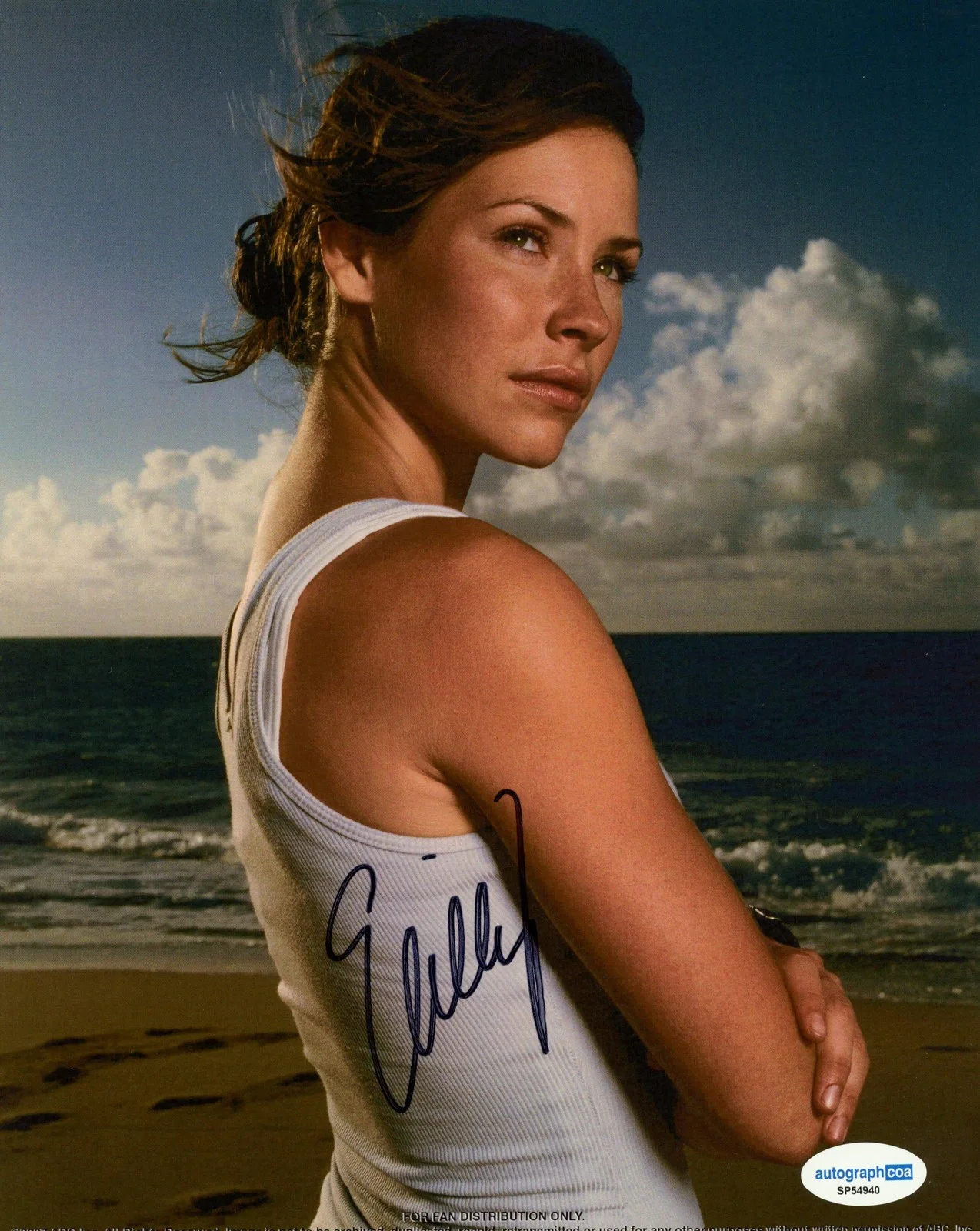 Evangeline Lilly — Evangeline Lilly "Lost" AUTOGRAPH Signed 'Kate Austen' 8x10 Photo C ACOA, image 2