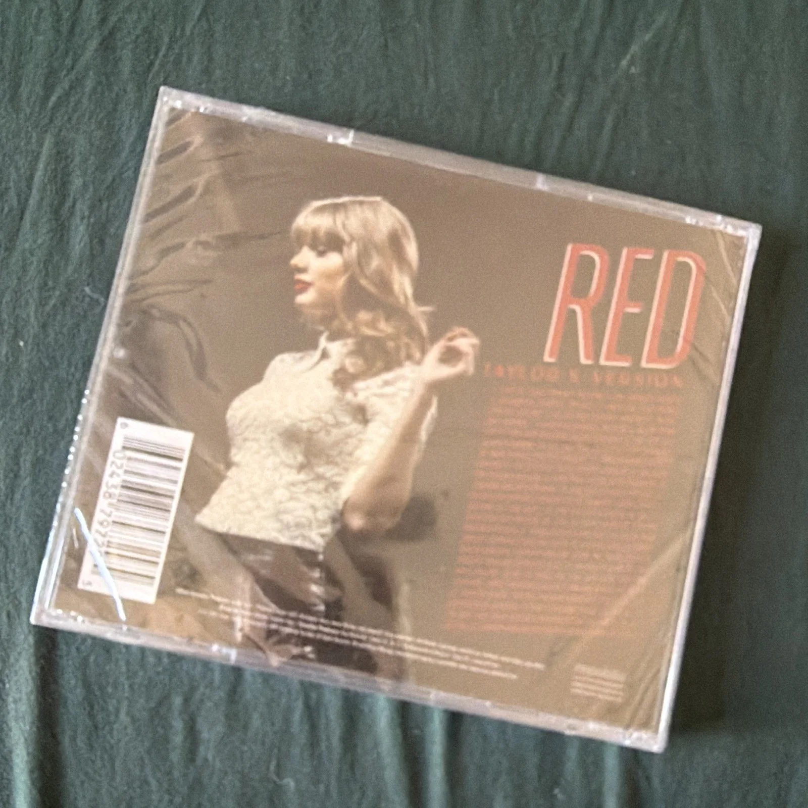 Taylor Swift Red (Taylor’s Version) Signed Music CD sealed, image 2