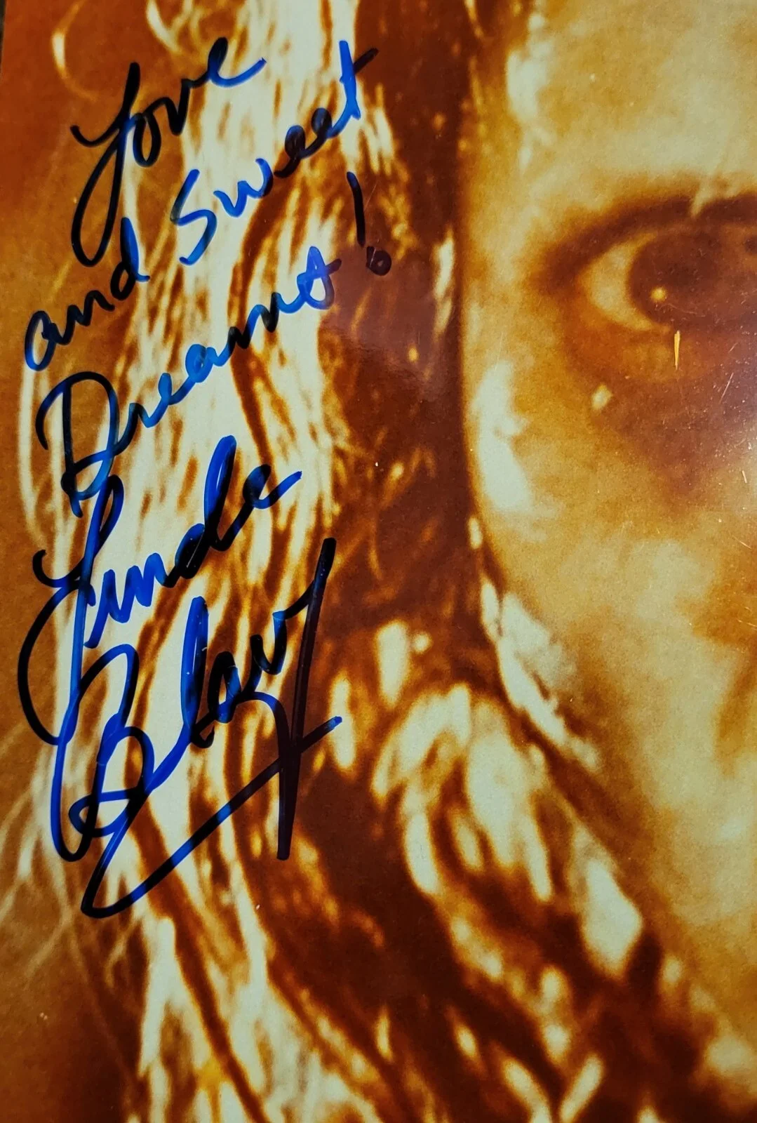LINDA BLAIR — RaRe LINDA BLAIR THE EXORCIST HORROR MOVIE SIGNED &INSCRIBED 8X10 PHOTO JSA COA, изображение 3