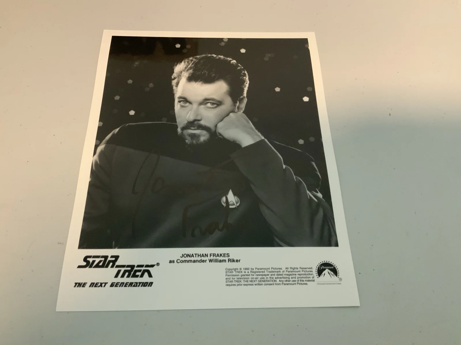 Star Trek Next Generation Cast Signed Photos. Lot Of 4. Free Shipping, image 3
