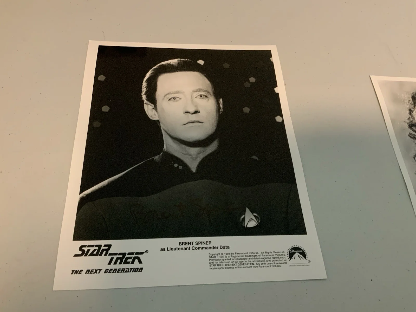 Star Trek Next Generation Cast Signed Photos. Lot Of 4. Free Shipping, image 4