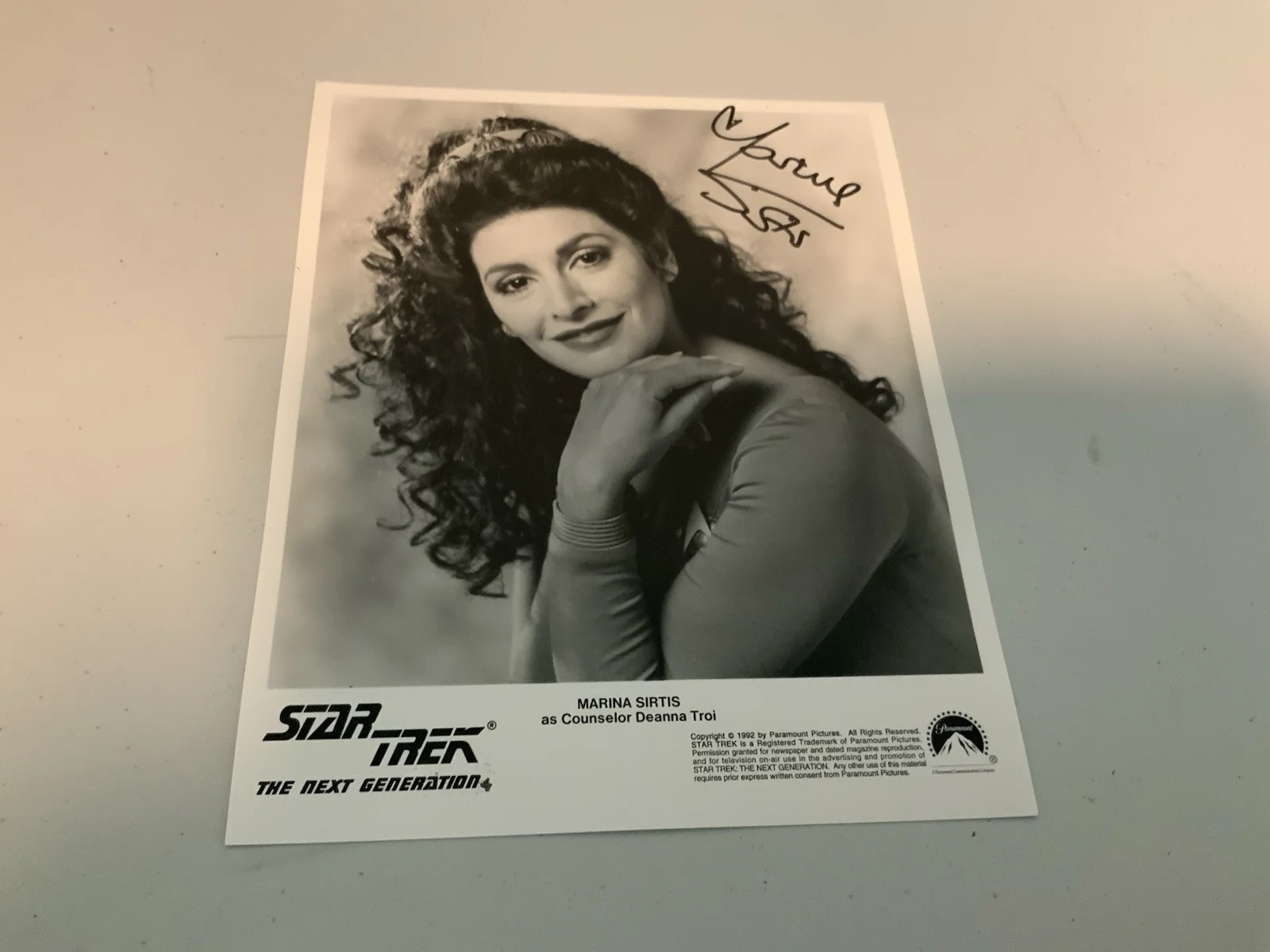 Star Trek Next Generation Cast Signed Photos. Lot Of 4. Free Shipping, image 5