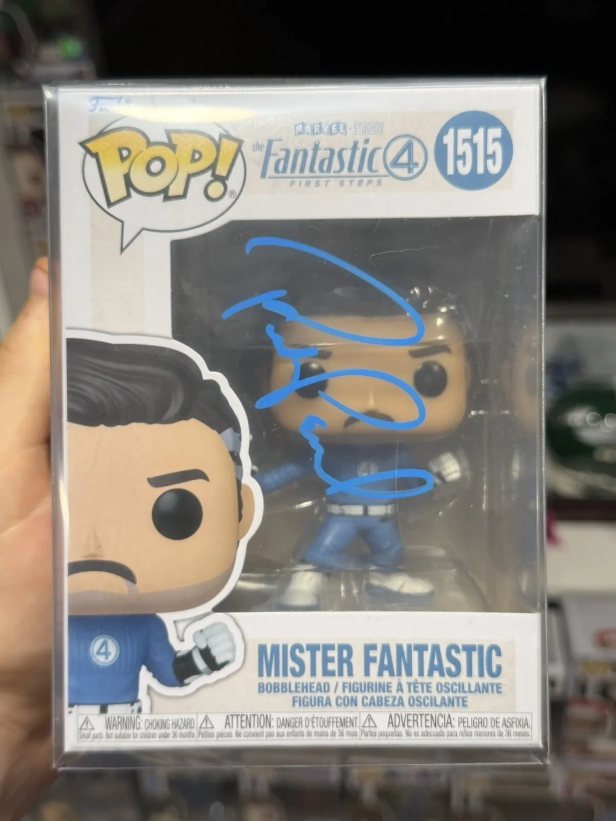Pedro Pascal — Pedro Pascal Signed Mister Fantastic Fantastic Four Funko Exclusive SWAU COA