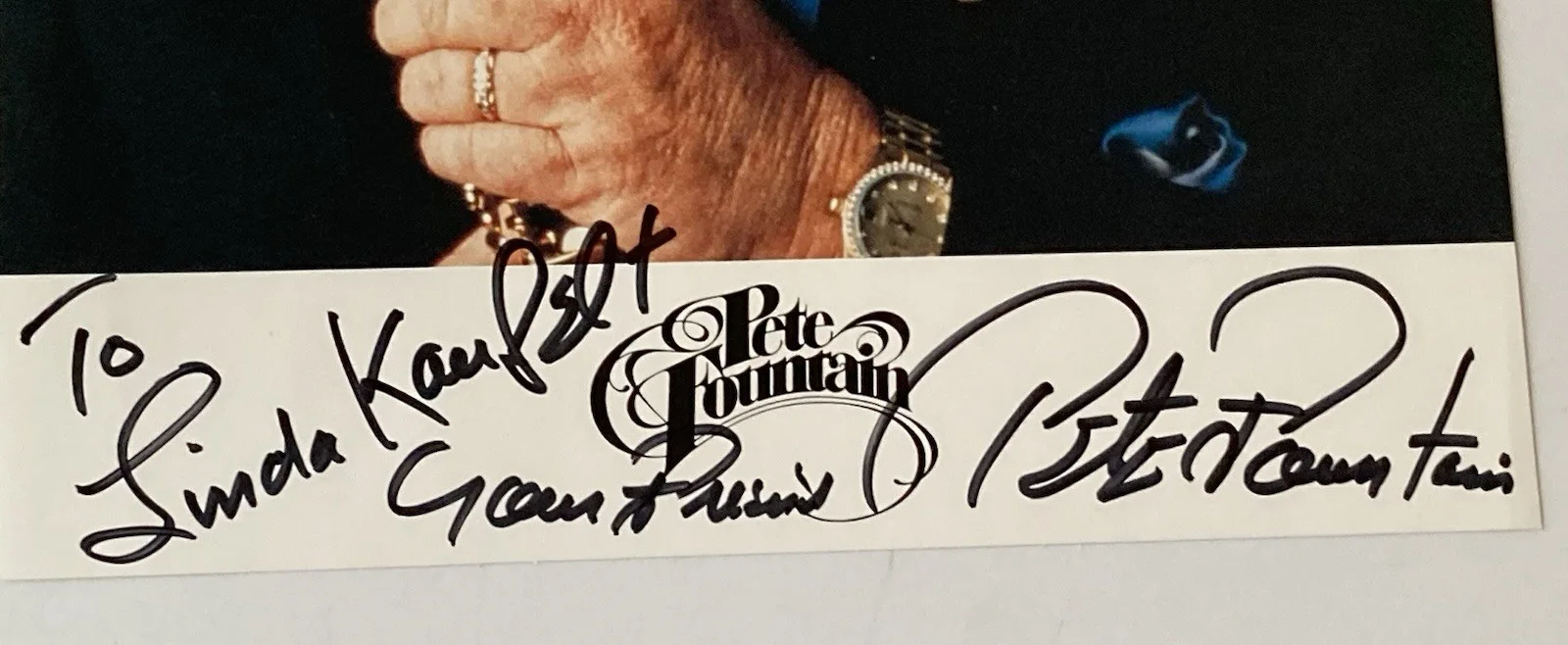 Hand SIGNED Pete Fountain 8x10 Glossy Color Photo, изображение 2
