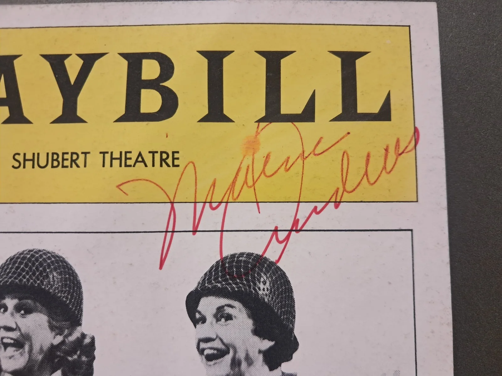 Over Here! Signed Original Playbill Cover: autographed by both sisters, image 3