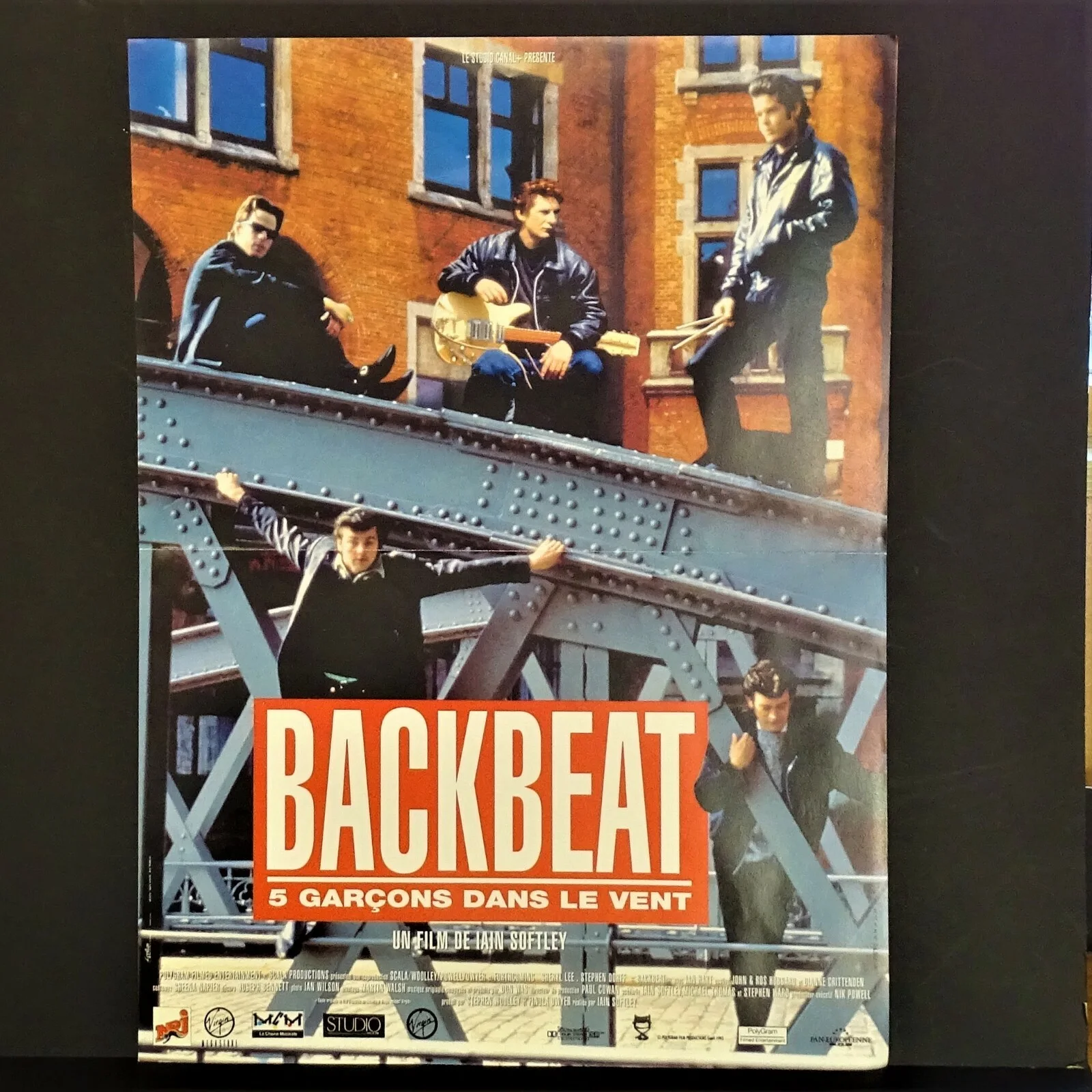 Backbeat The Beatles 1994 biopic original French movie posters + launch brochure, изображение 2