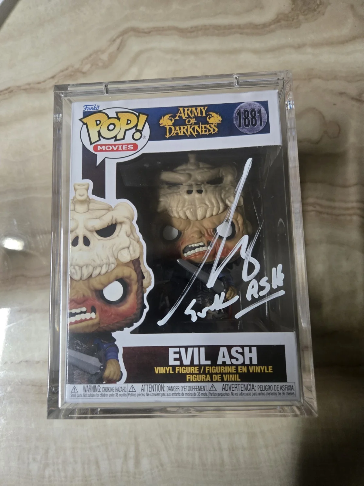 Bruce Campbell — MAS Authenticated - Army of Darkness Funko Pop #1881 - Signed by Bruce Campbell