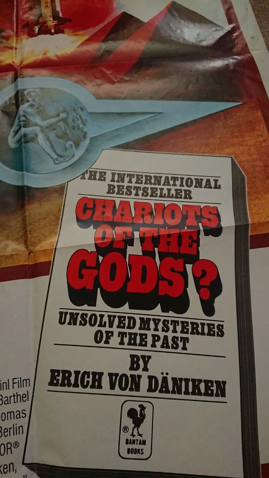 Chariots of the Gods Original 1972 US One Sheet Film Poster, Erich Von Daniken, изображение 5