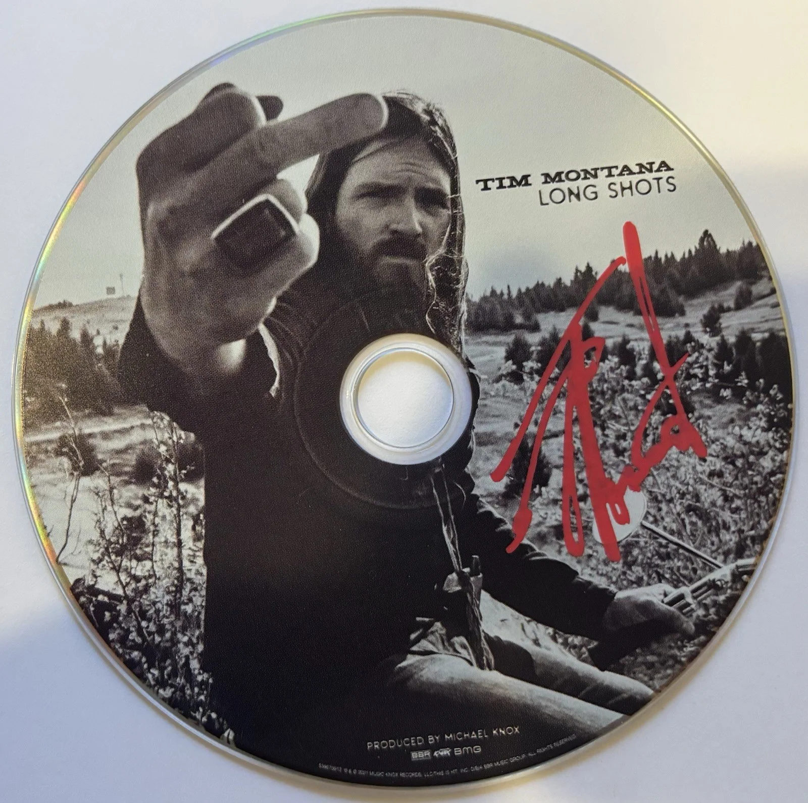 TIM MONTANA Autographed/Signed Long Shot CD Disc Country Singer Exact Proof!, image 3
