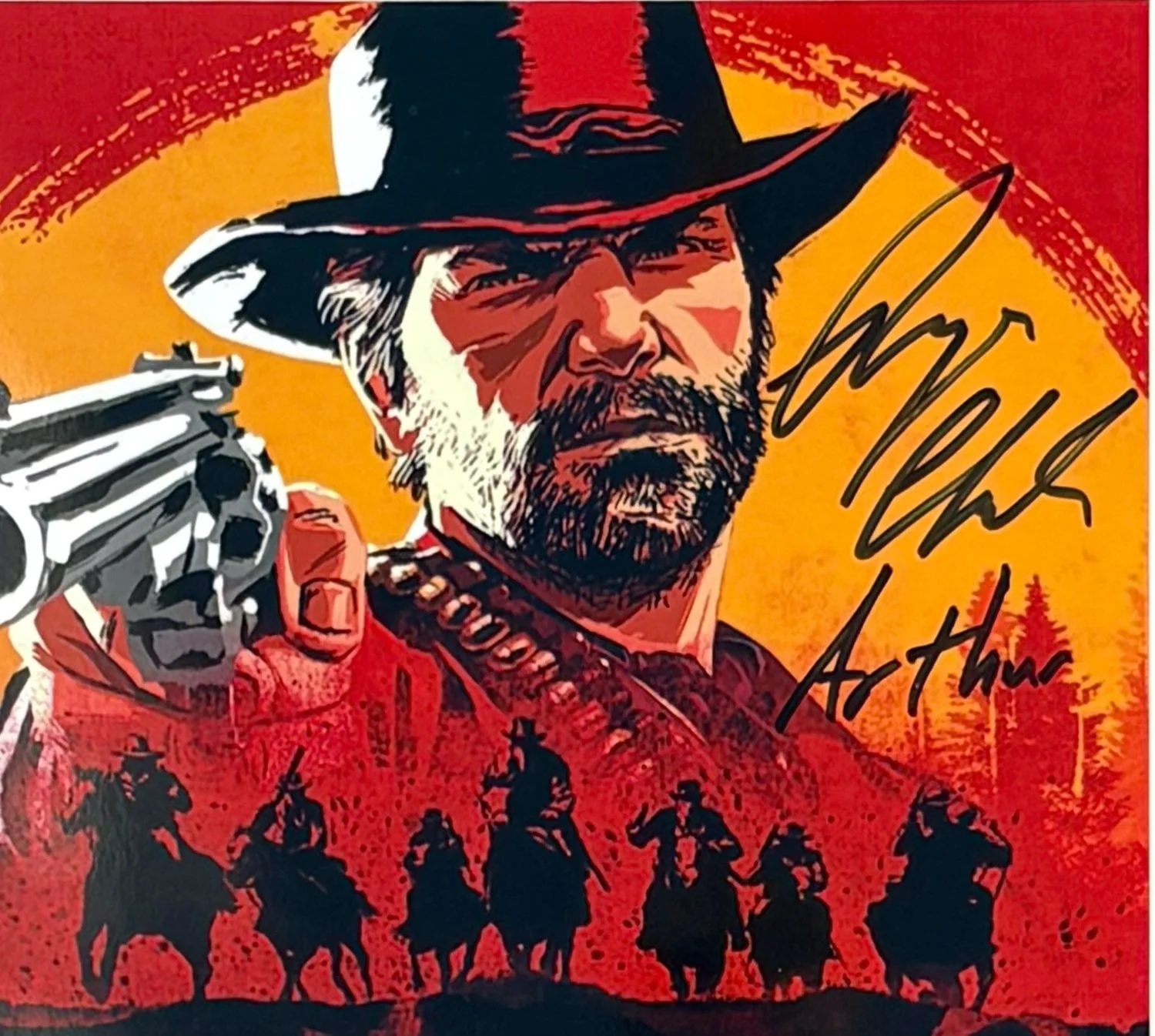 Roger Clark Signed Photo Framed & COA Red Dead Redemption 2 Arthur Morgan Auto, изображение 5
