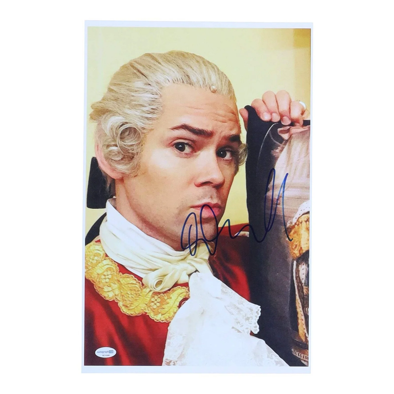 Andrew Rannells — Andrew Rannells Signed "Hamilton" 11x17 Photo (ACOA) - King George III