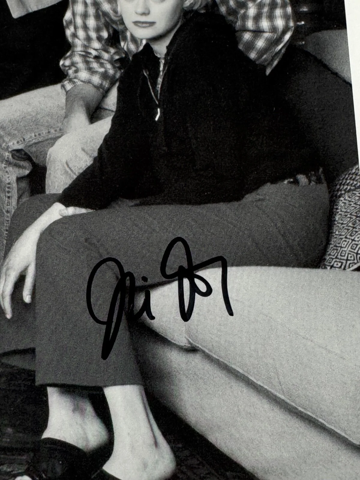 8X10 BLACK & WHITE PHOTO OF CAST OF OH GROW UP SIGNED AUTOGRAPH ALL CAST, изображение 4