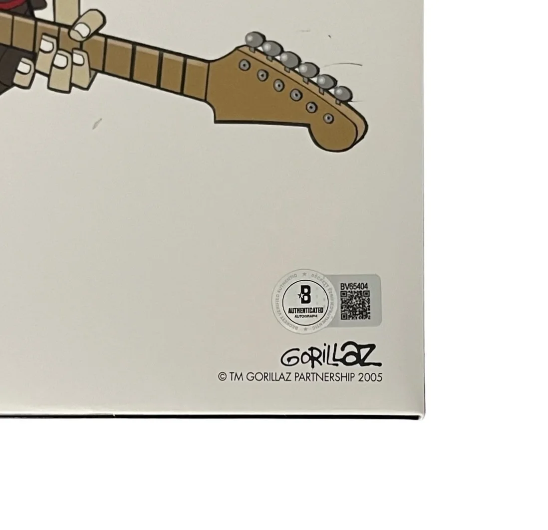 DAMON ALBARN SIGNED GORILLAZ DEMON DAYS VINYL RECORD BECKETT BV65406, изображение 3