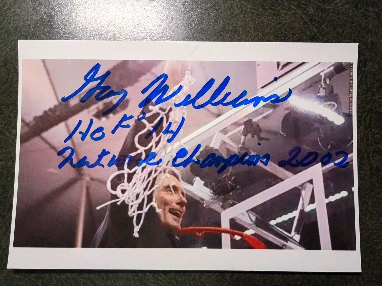GARY WILLIAMS — GARY WILLIAMS 2 Hand Signed Autograph 4X6 Photo S- MARYLAND HALL OF FAME COACH, изображение 4