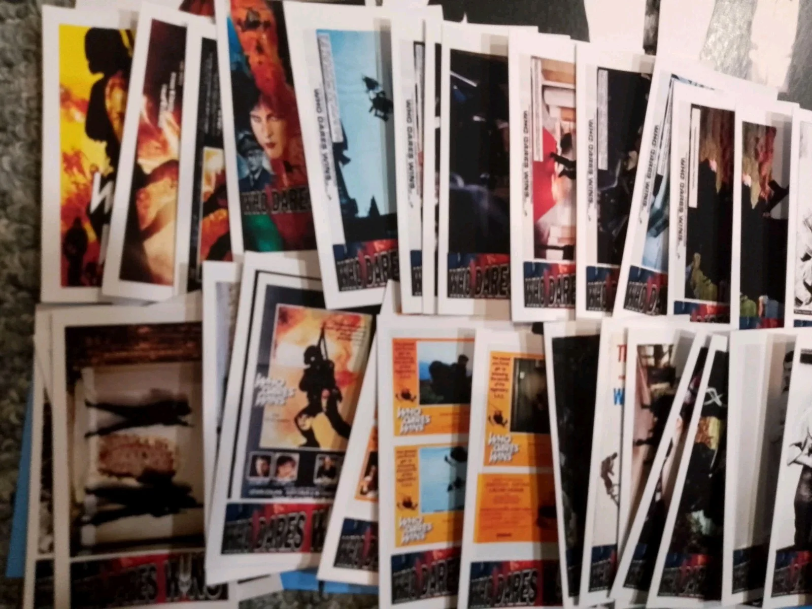 Who Dares Wins 1982. 40!Mini Promo Cards & Box/ 8 Character bookmarks. New., изображение 2