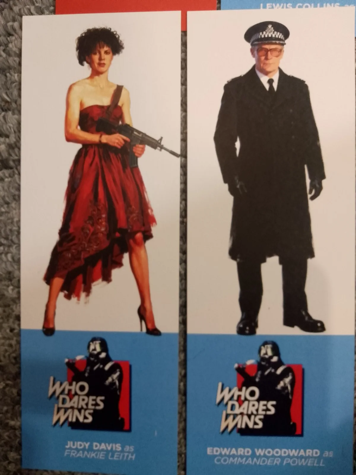 Who Dares Wins 1982. 40!Mini Promo Cards & Box/ 8 Character bookmarks. New., изображение 5