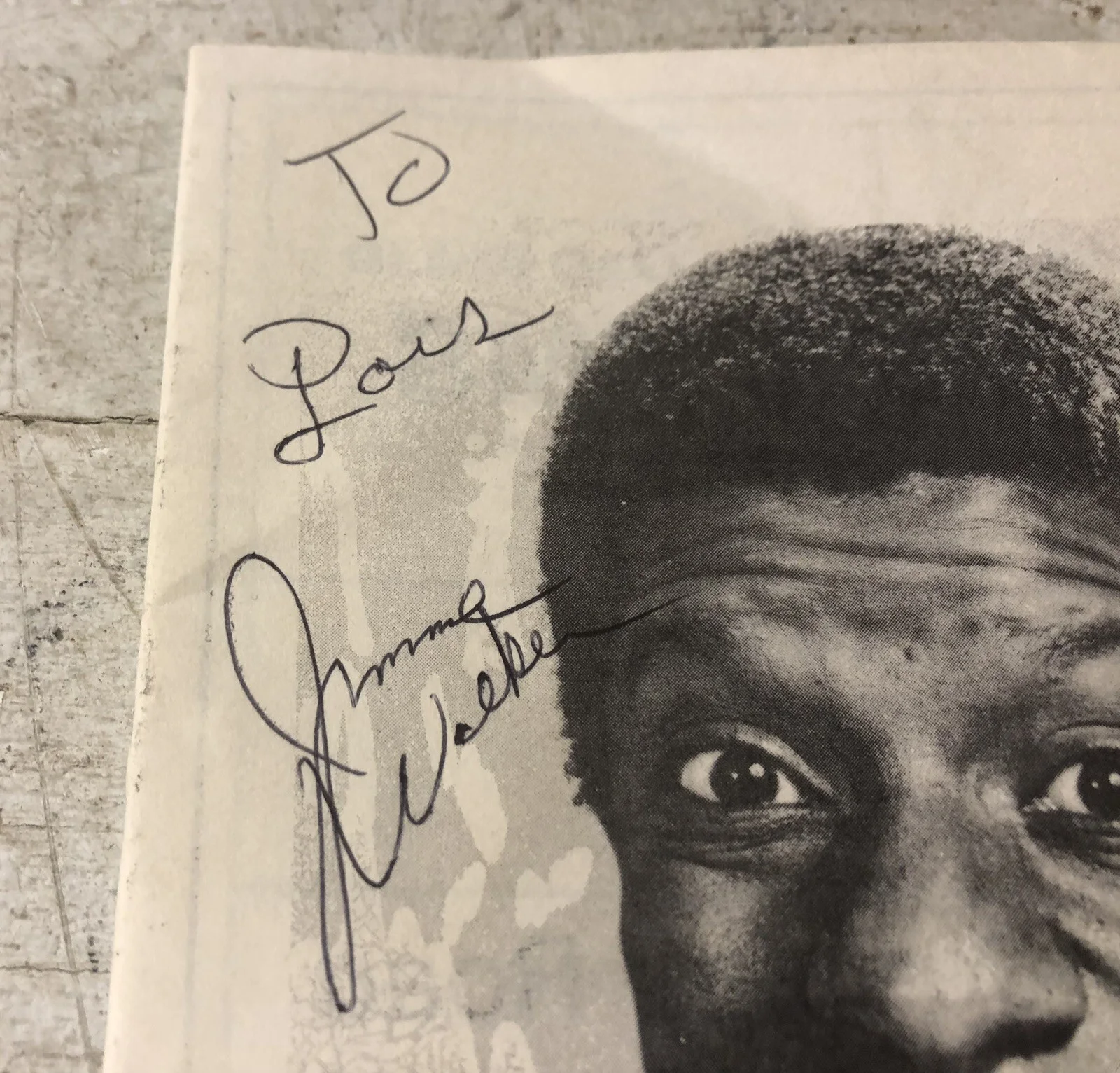 Jimmie Walker — Vintage Jimmie Walker Signed Program Photo Autograph Good Times Famous Actor, изображение 2