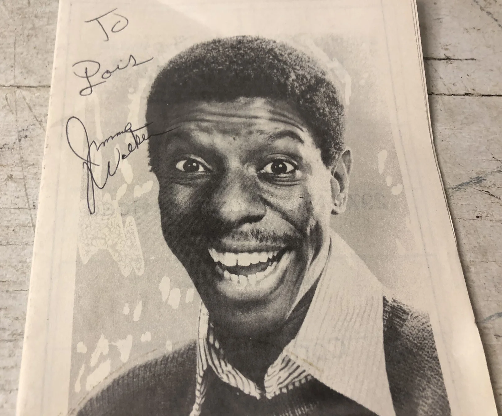 Jimmie Walker — Vintage Jimmie Walker Signed Program Photo Autograph Good Times Famous Actor, изображение 3