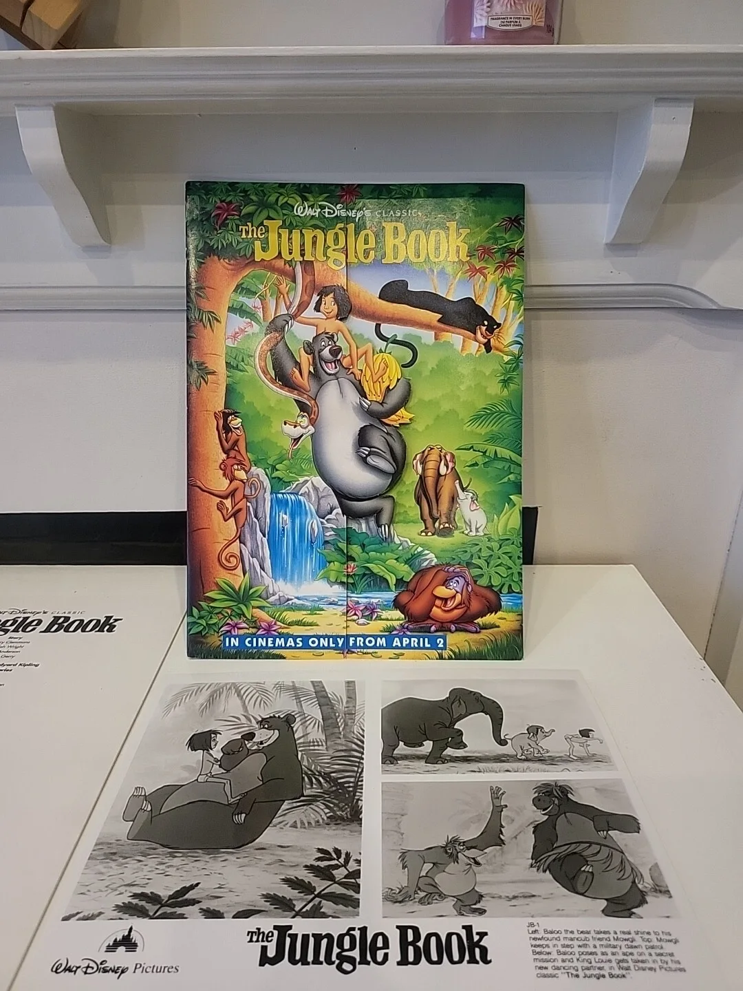 Original Walt Disney The Jungle Book Press Kit Press Book, изображение 2