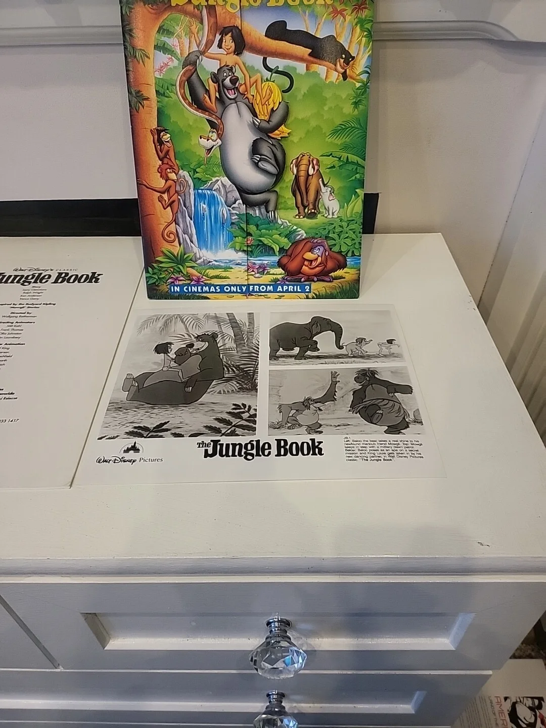 Original Walt Disney The Jungle Book Press Kit Press Book, изображение 3