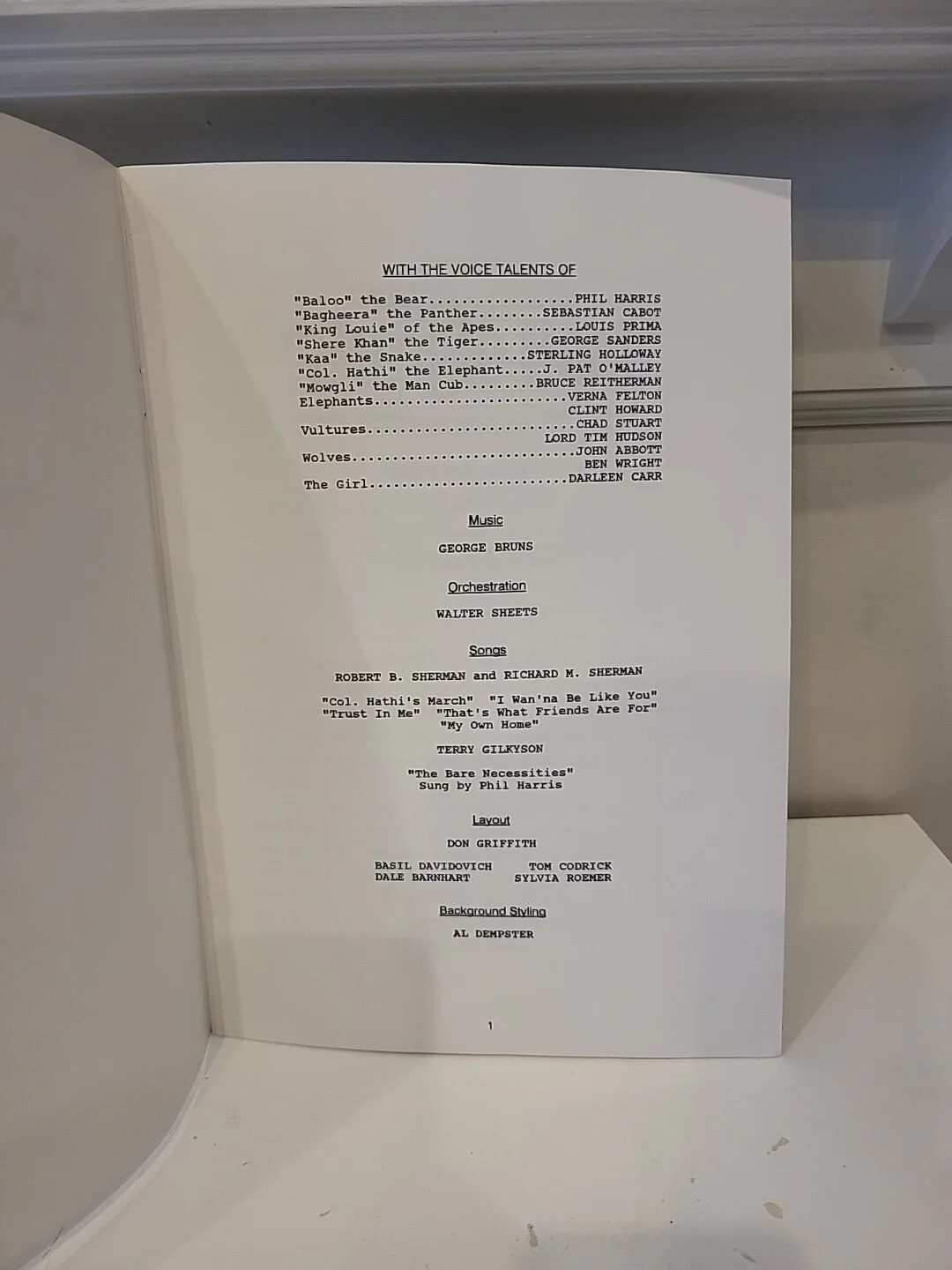 Original Walt Disney The Jungle Book Press Kit Press Book, изображение 5