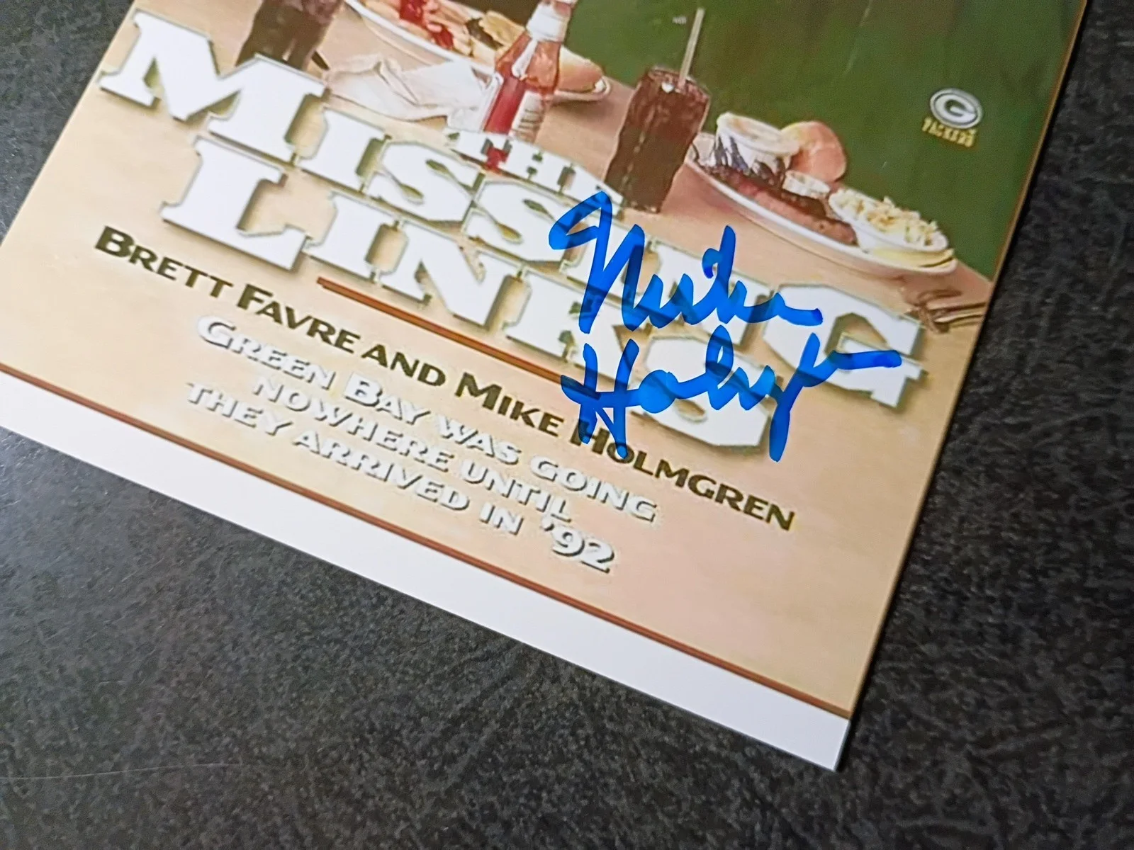 MIKE HOLMGREN — MIKE HOLMGREN 2 Hand Signed Autograph Photo S CARD GREEN BAY PACKERS 49ERS COACH, изображение 3