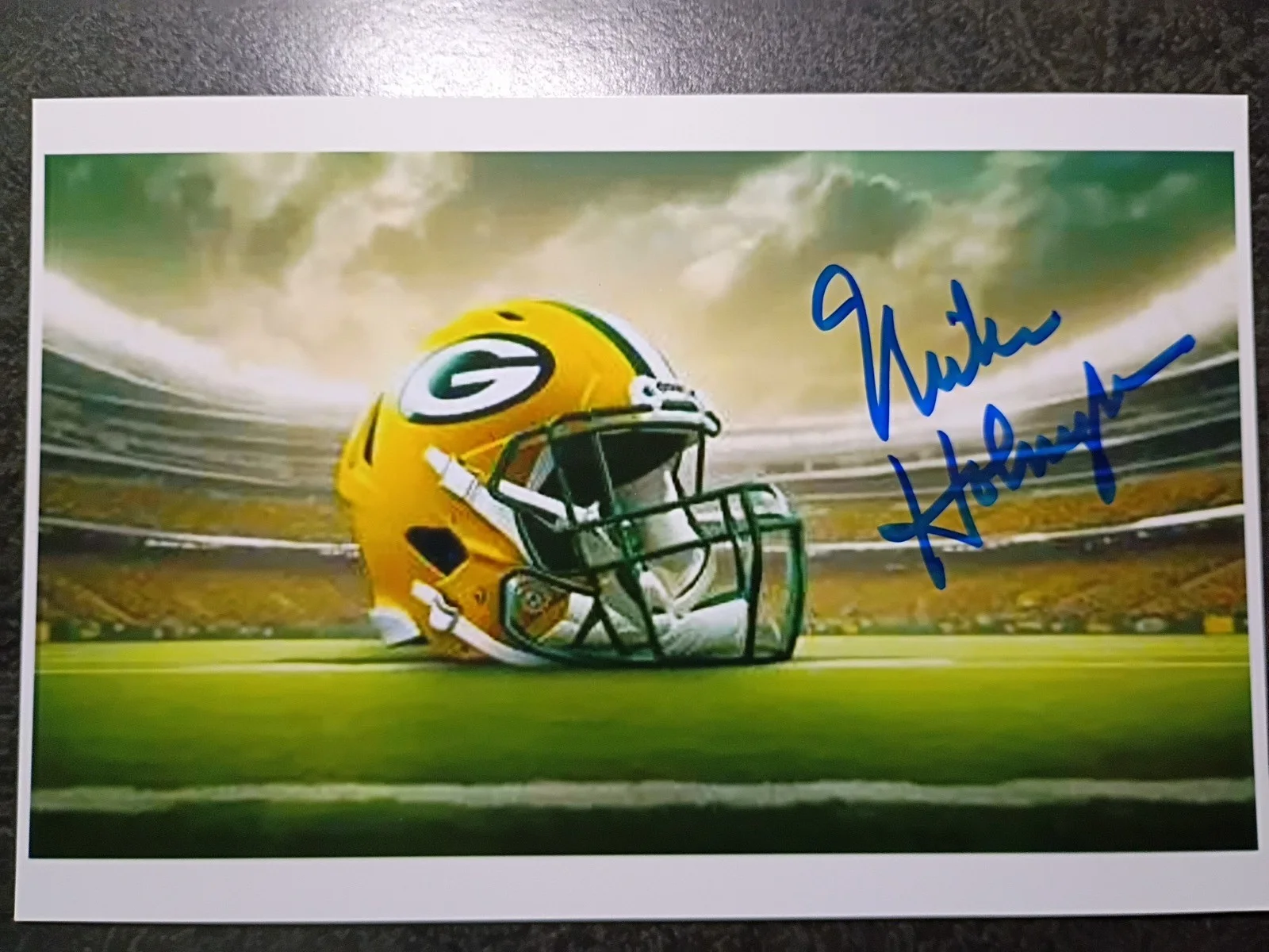 MIKE HOLMGREN — MIKE HOLMGREN 2 Hand Signed Autograph Photo S CARD GREEN BAY PACKERS 49ERS COACH, изображение 4