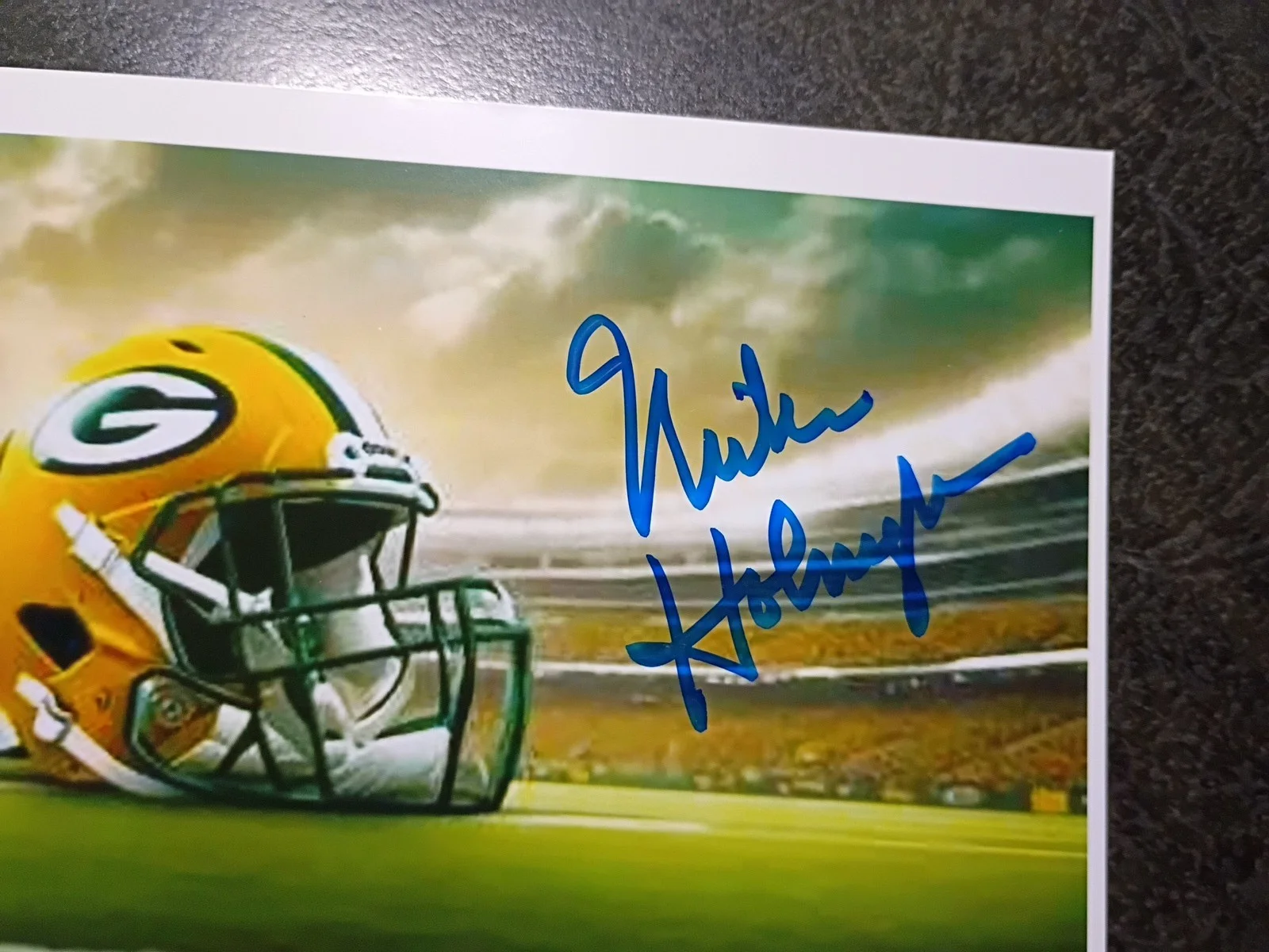 MIKE HOLMGREN — MIKE HOLMGREN 2 Hand Signed Autograph Photo S CARD GREEN BAY PACKERS 49ERS COACH, изображение 5