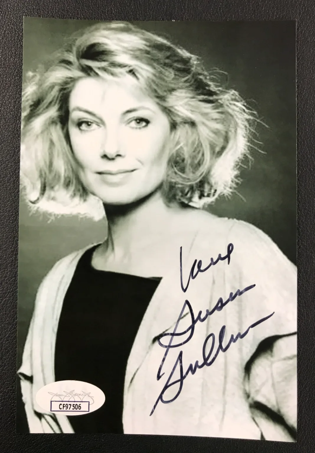 Susan Sullivan — Susan Sullivan Signed 4x6 B&W Photograph JSA w/COA TV Actress 'Another World'!, изображение 2