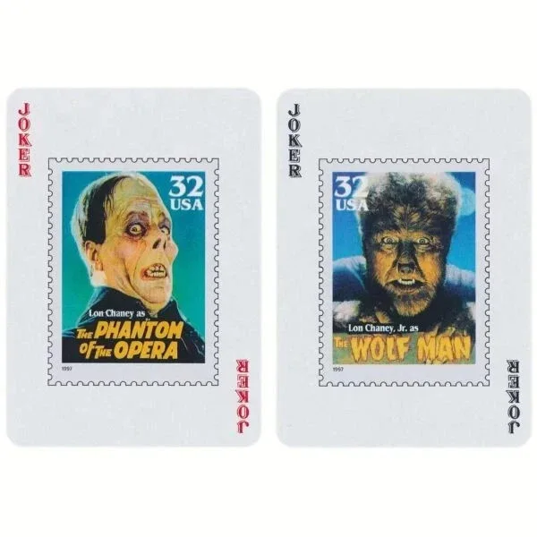 HORROR PLAYING CARDS Hammer Deck Godzilla Dracula Frankenstein Piatnik Kong Set, image 4