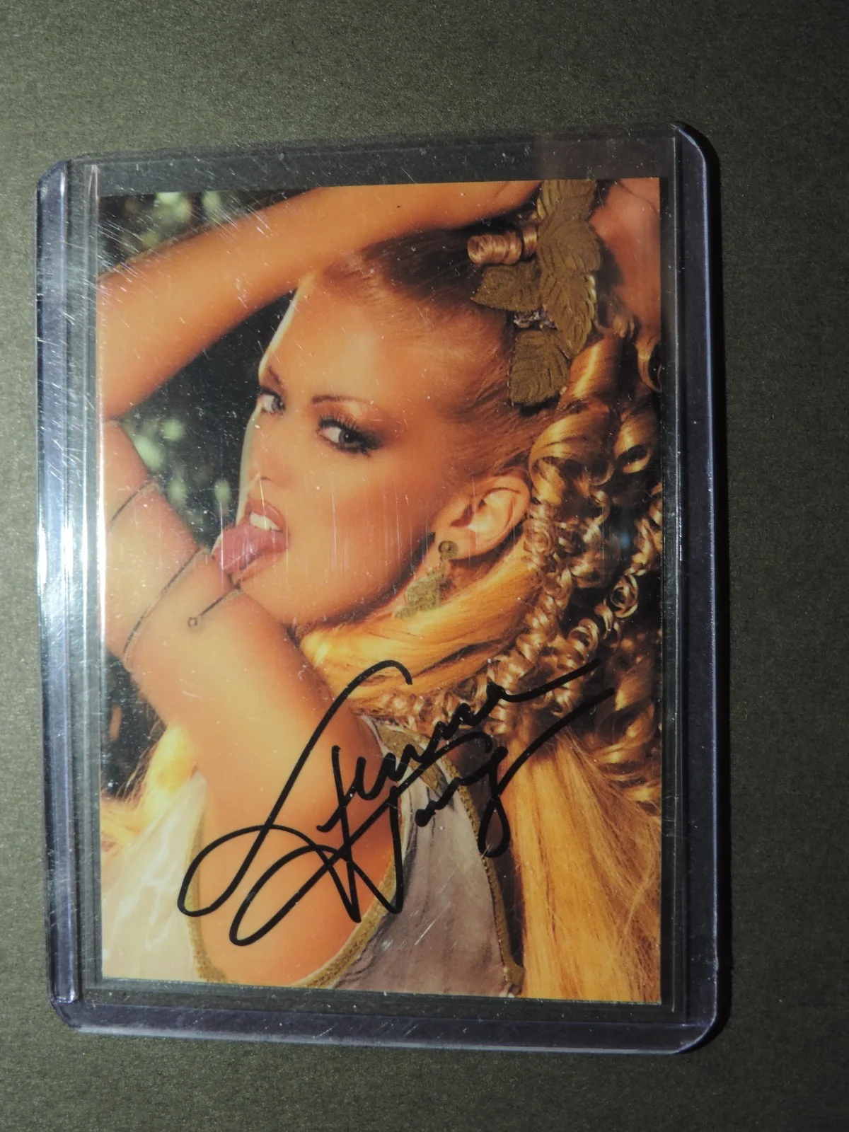 Jenna Jameson — Jenna Jameson Autographed Trading Card. Unique Promo Card, изображение 2