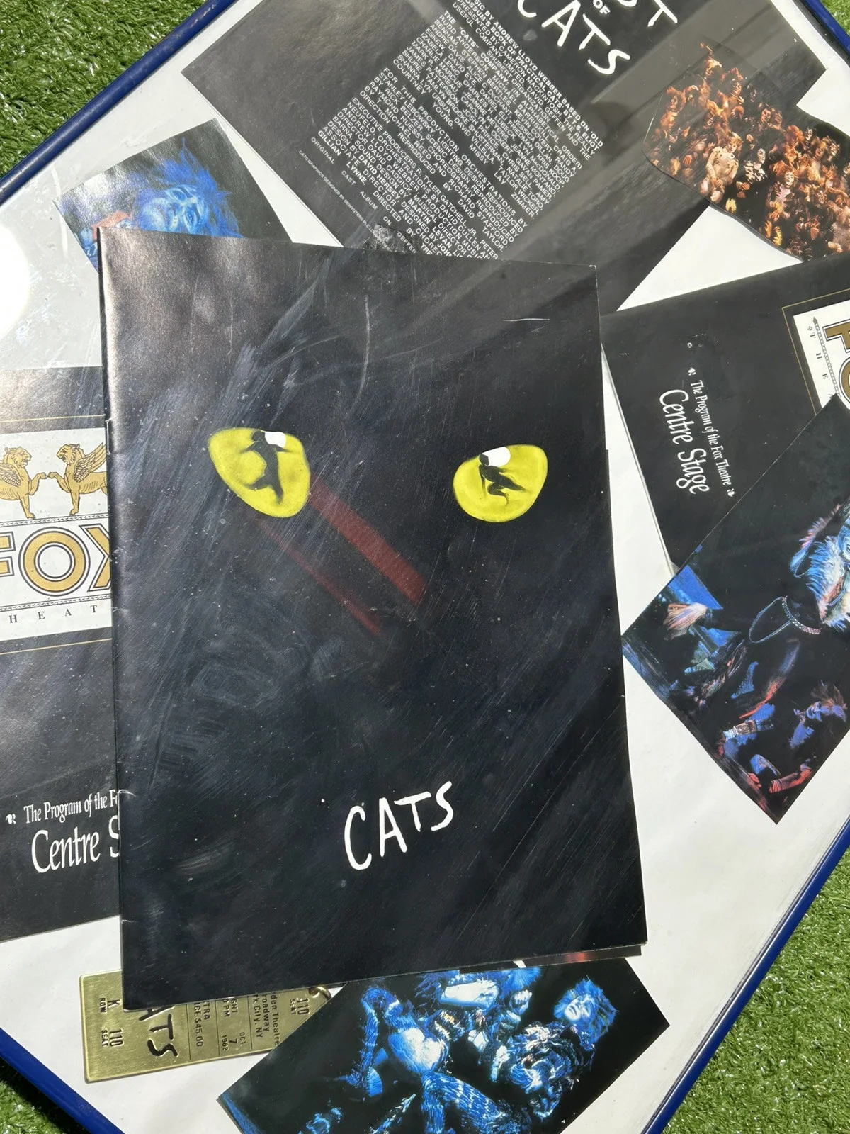 CATS Broadway Musical Play Detroit Poster Memorabilia 1997 Framed 18x25, изображение 5