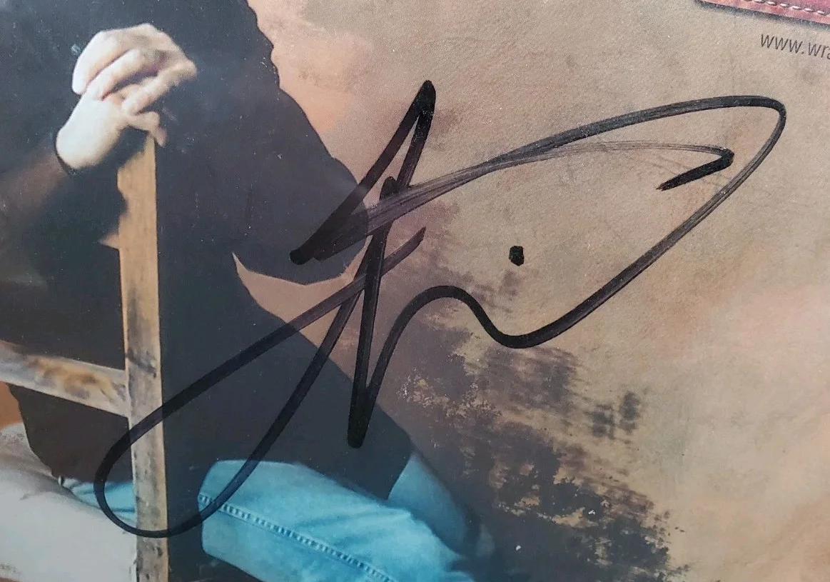 Framed & Matted Autographed Trent Willmon Wrangler Photo JSA COA Music Tickets, image 3