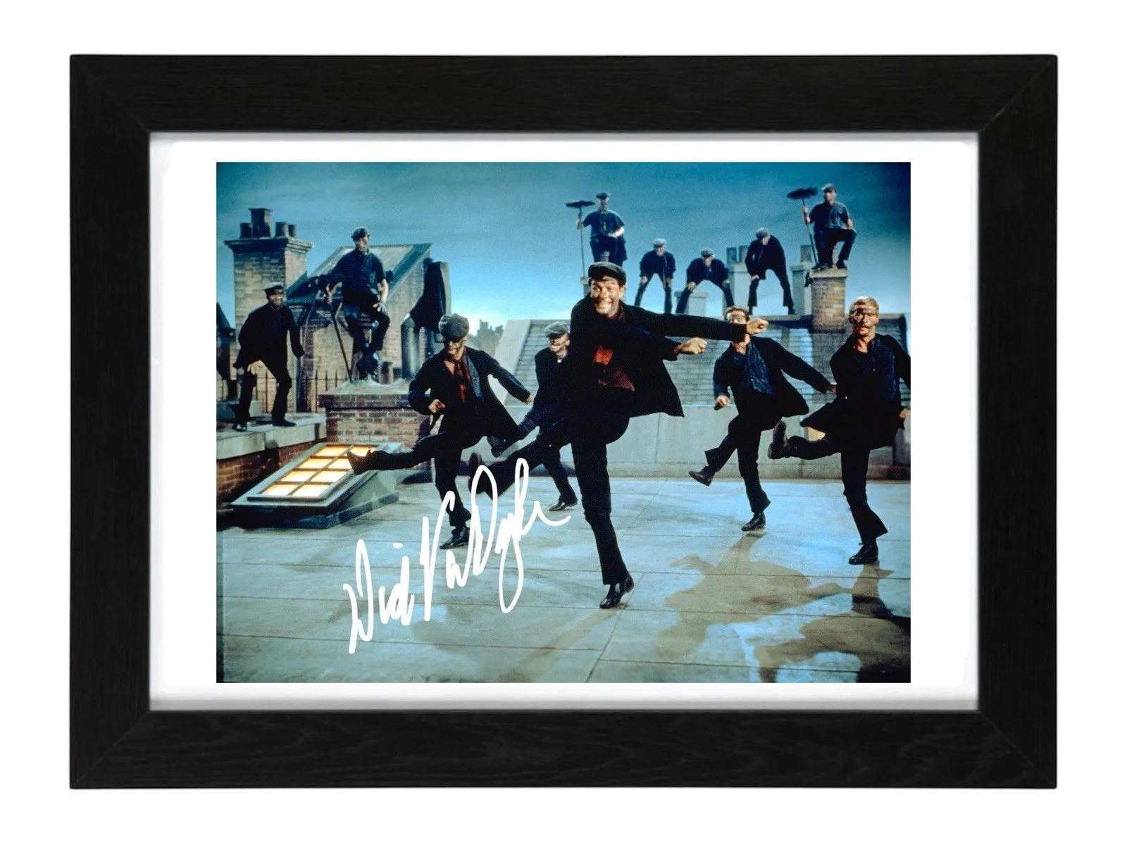 Dick Van Dyke Signed Autograph PHOTO Pre Print / Framed Film, изображение 2