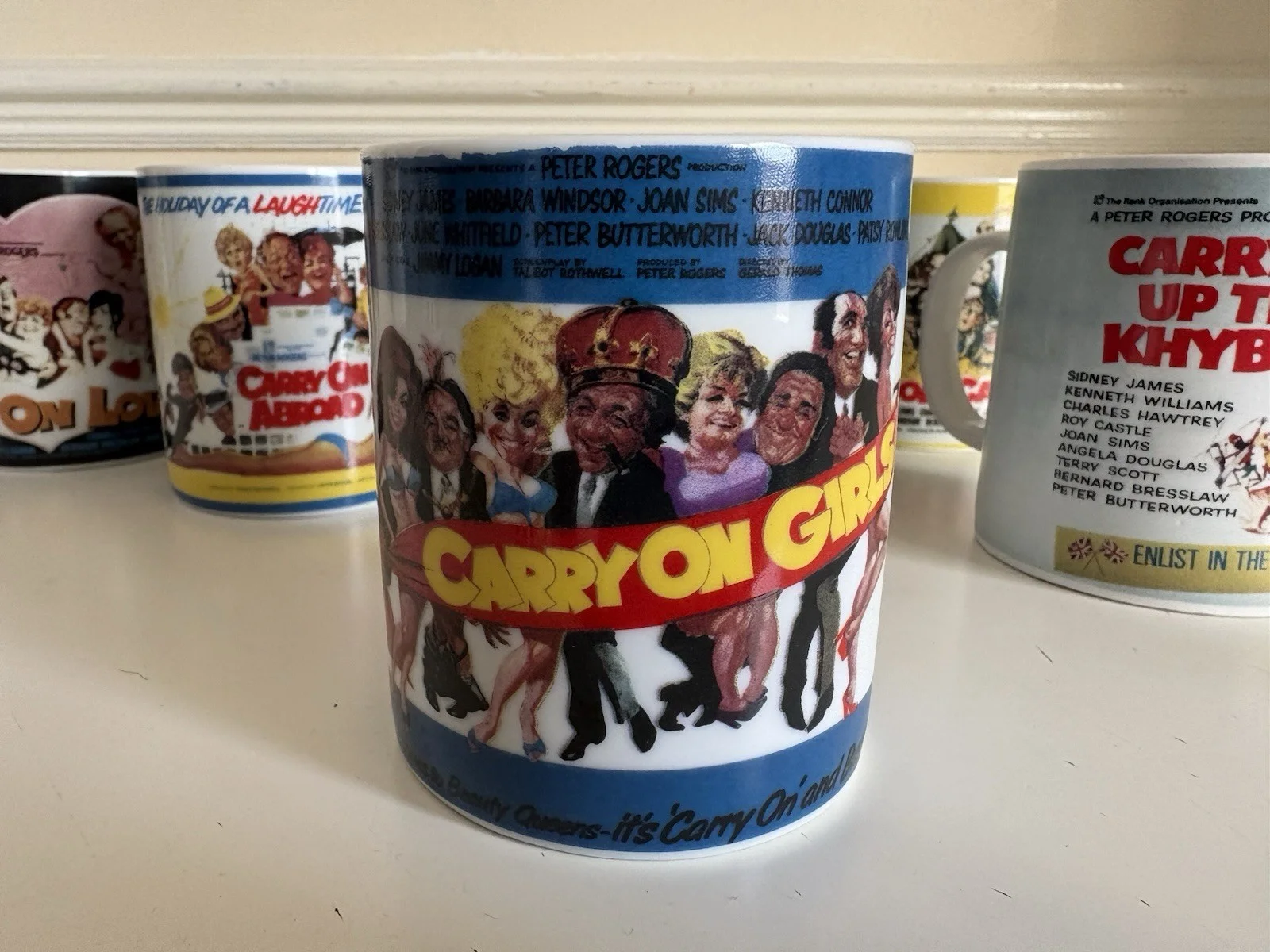 Bundle Of 8 Carry On Film Ceramic Novelty Tea Coffee Mugs Ethos Job Lot, изображение 3