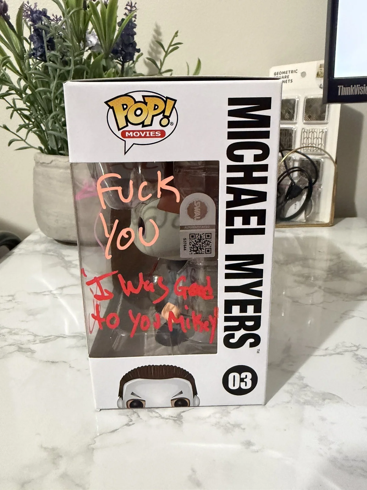 Daeg Faerch — Daeg Faerch Signed/Autographed Michael Myers Funko Pop! Halloween. SWAU COA., изображение 5