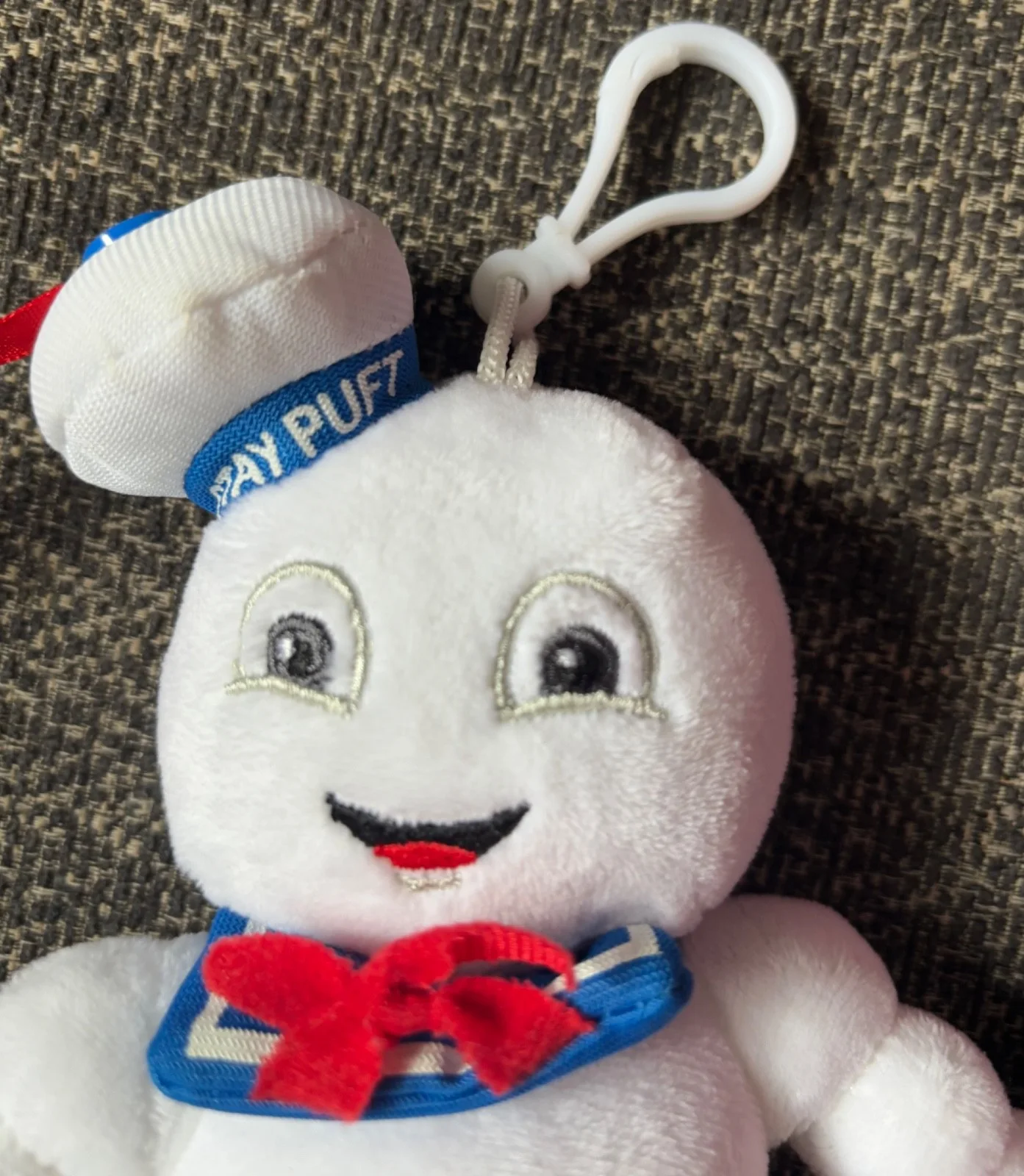 Ghostbusters Stay Puft Marshmallow Man Plush Keychain with Tag, image 2