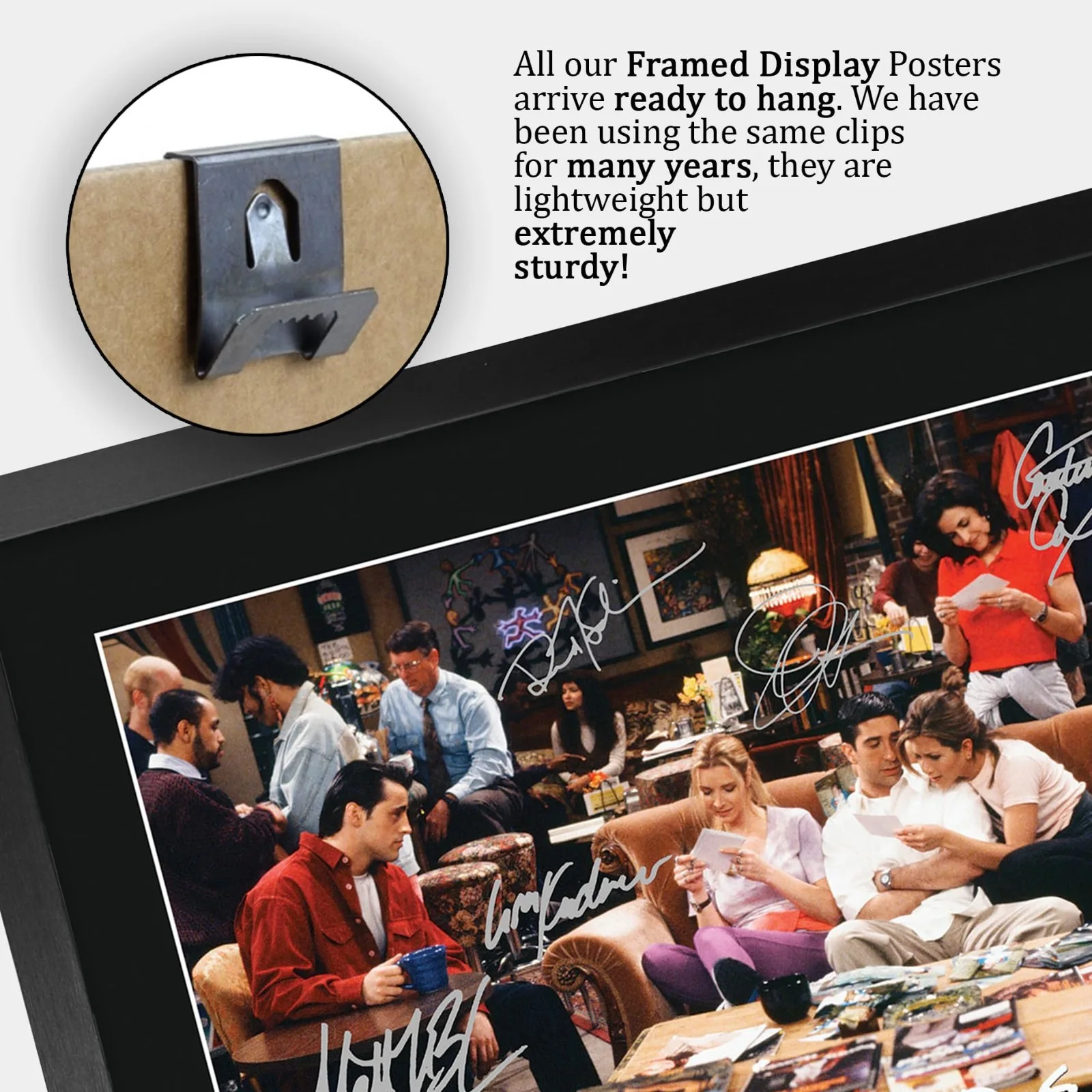 Framed 16x12 Friends TV Show Autographed Picture - Perfect Gift for Fans!, изображение 5