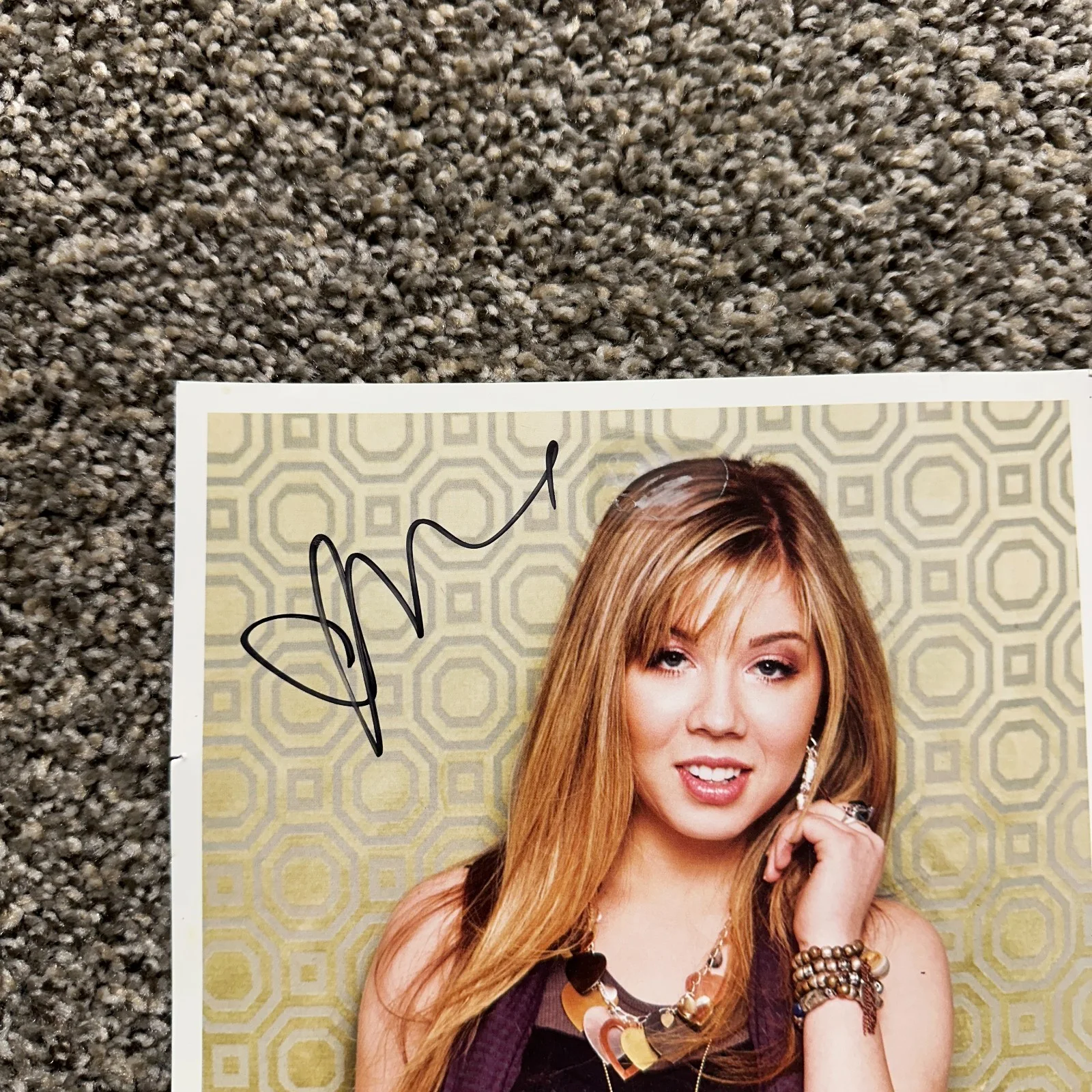 Jennette McCurdy — Jennette McCurdy Signed Photograph 8x10 iCarly Nickelodeon Capital Records, изображение 3