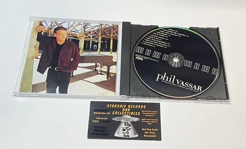Phil Vassar CD Signed Autograph by Phil Vassar, image 2