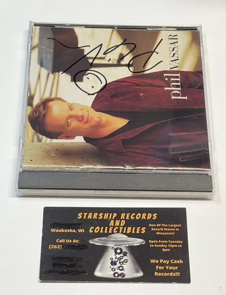 Phil Vassar CD Signed Autograph by Phil Vassar, image 3