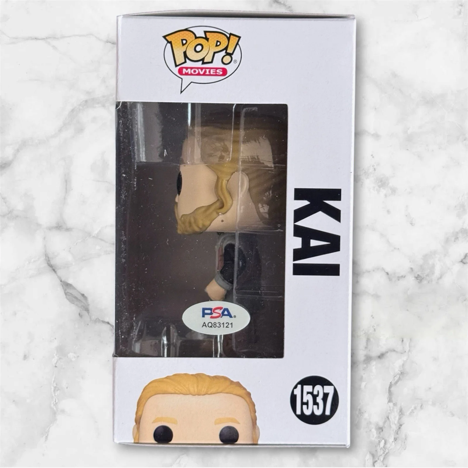 Charlie Hunnam Signed Autographed Rebel Moon Kai Funko Pop #1537 PSA/DNA, изображение 2