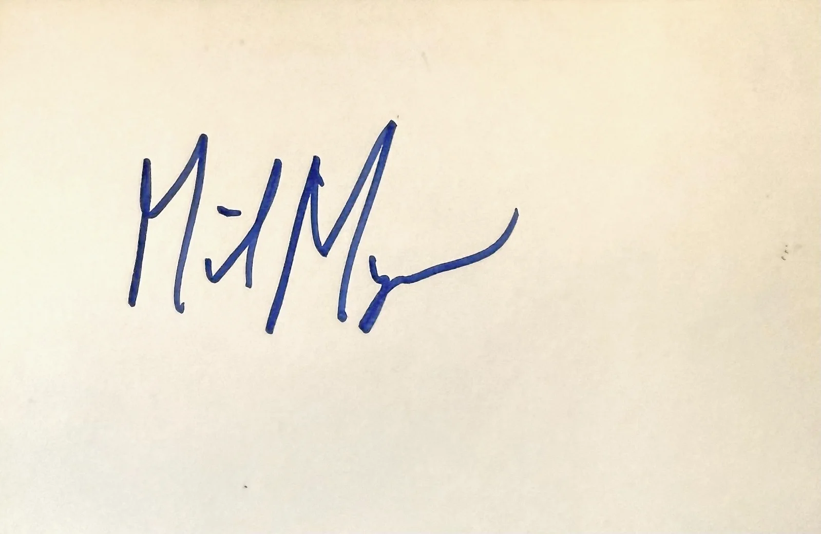 Mike Myers — MIKE MYERS Signed Autographed 4"x 6" INDEX CARD Austin Powers Wayne's World SNL