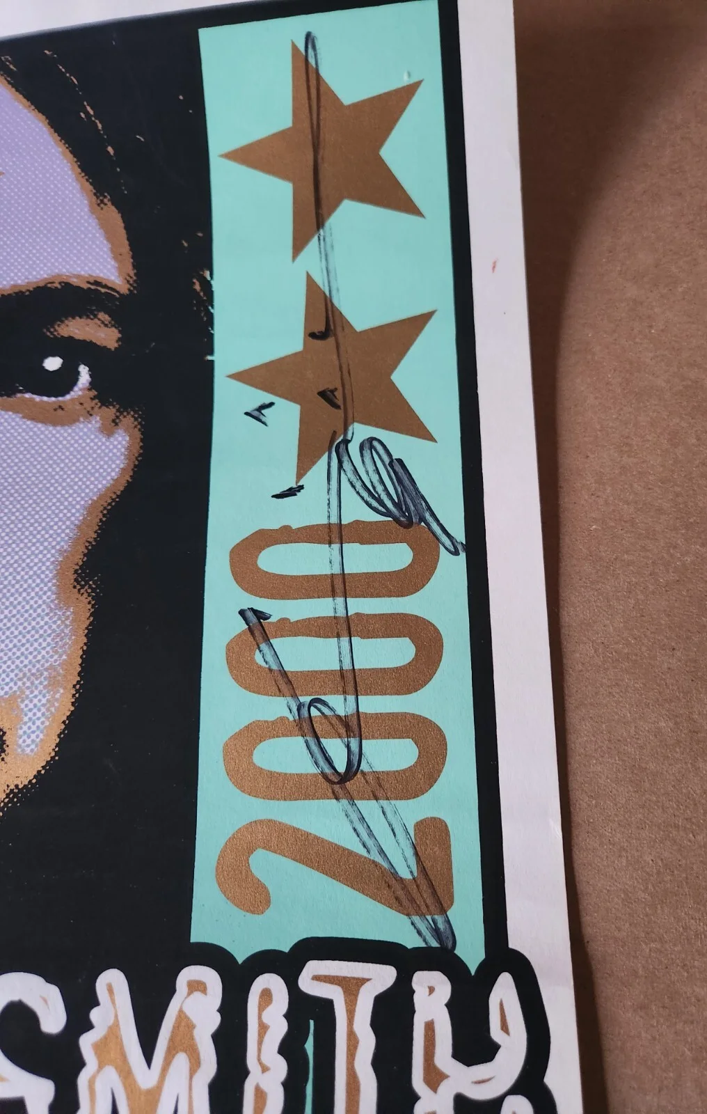Patti Smith Autographed Poster Gung Ho 2000 Mark Arminski, image 2