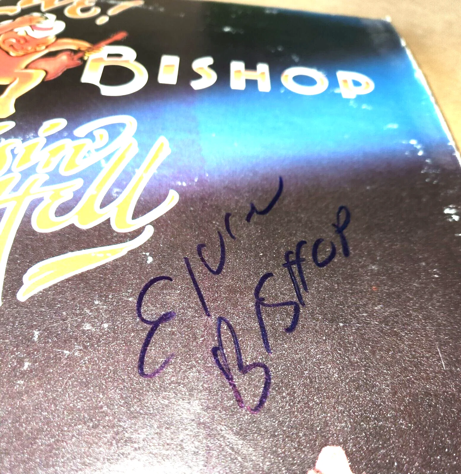 Elvin Bishop Autographed LP Vinyl Album Raisin Hell Butterfield Blues Band, изображение 2