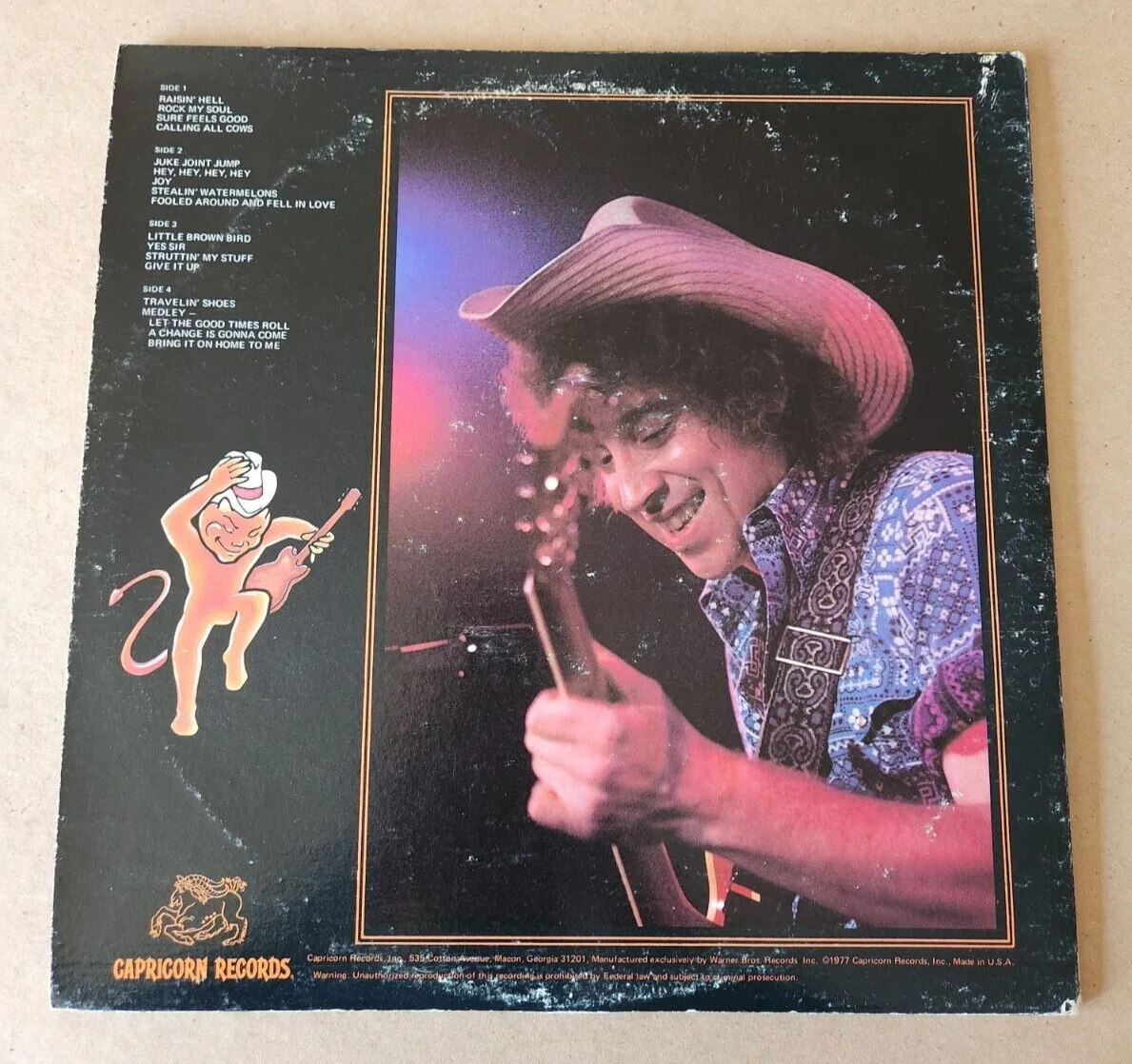 Elvin Bishop Autographed LP Vinyl Album Raisin Hell Butterfield Blues Band, изображение 3