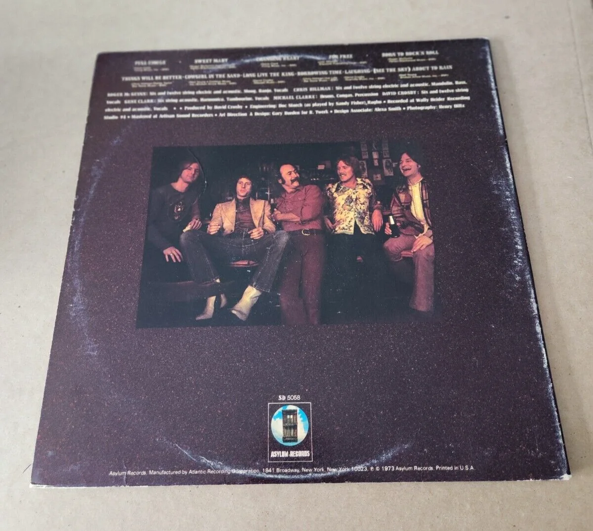 The Byrds Autographed Vinyl LP Album Roger McGuinn & Chris Hillman, изображение 4