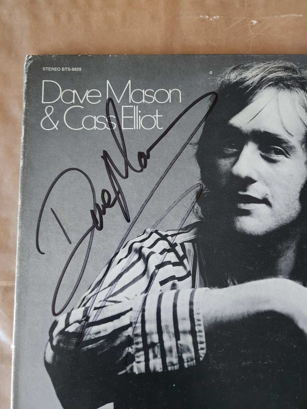 Dave Mason Autographed Vinyl LP Album Dave Mason & Cass Elloit Traffic, image 2