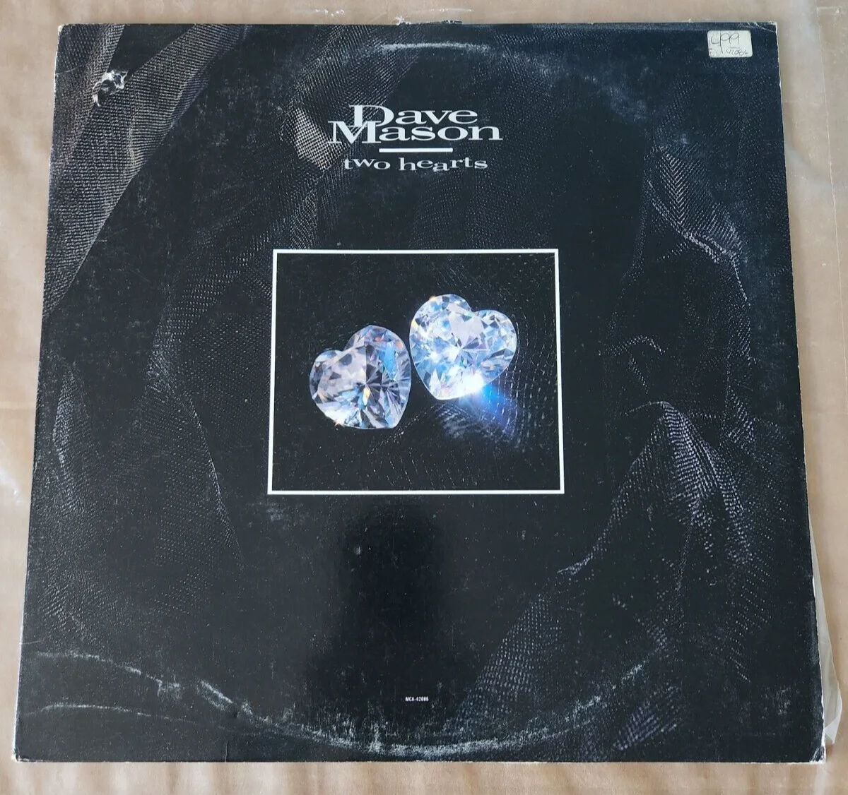 Dave Mason Autographed Vinyl LP Album Two Hearts Traffic, изображение 2